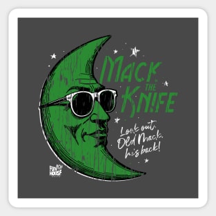 Noir Mack the Knife Sticker